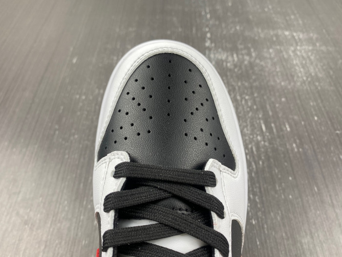 nike dunk low "white/black/red" fd9762-061