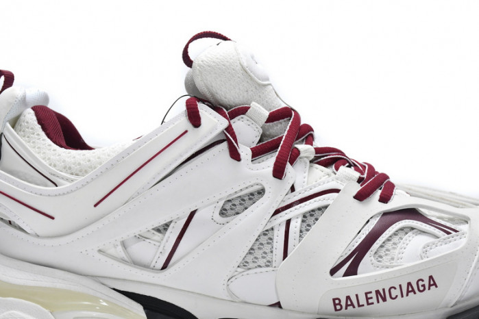 belanciaga Tess S. White Claret Red 542436 W1JH 1915