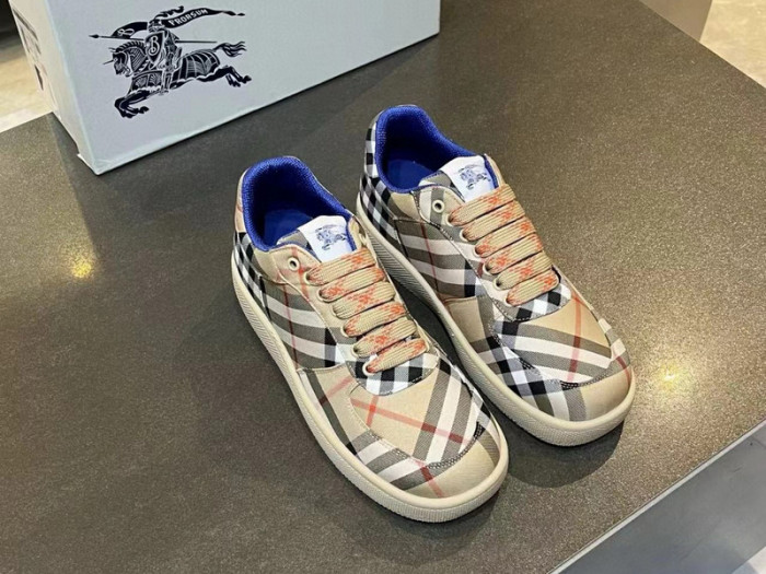 Bur*berry Check Terrace Sneakers BBR--3005