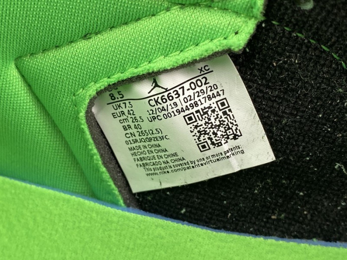 air jordan 1 zoom rage green ck6637-002