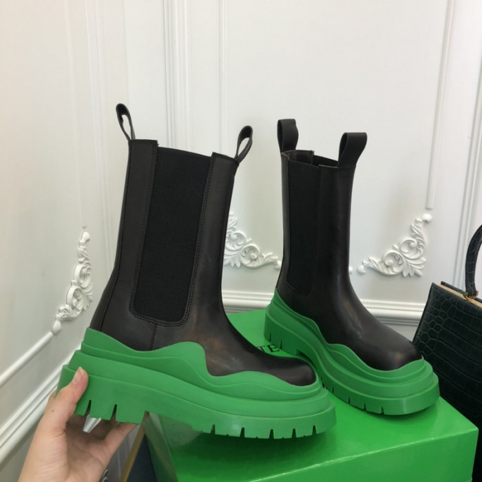 Botteg*Venta Tire Leather Ankle boots