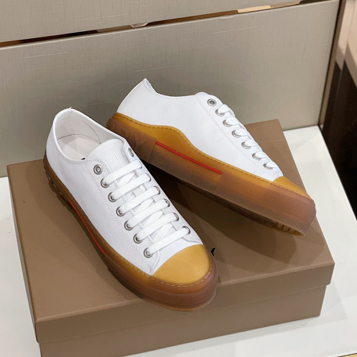 Bur*berry Vintage Check Cotton Sneakers