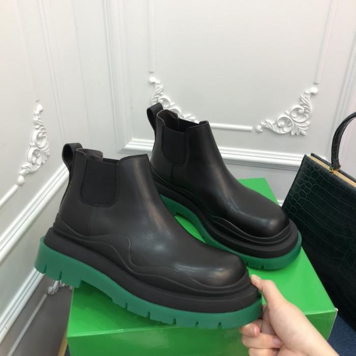 Botteg*Venta Tire Leather Ankle boots