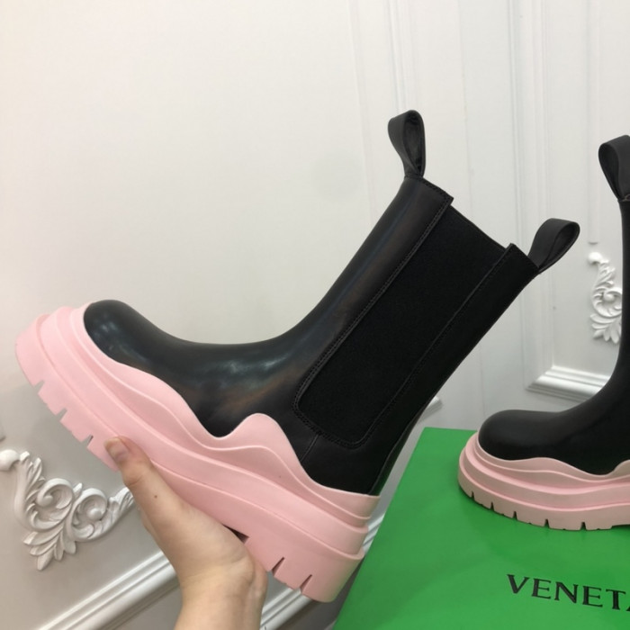 Botteg*Venta Tire Leather Ankle boots