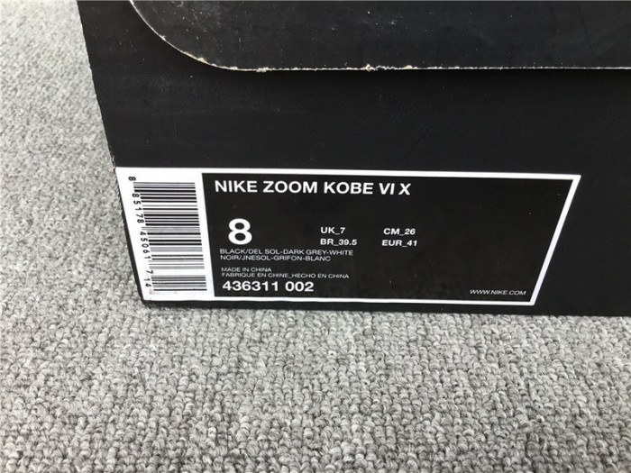 nike zoom kobe 6 