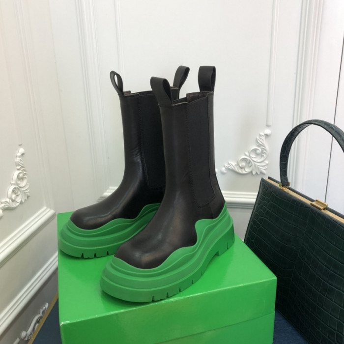 Botteg*Venta Tire Leather Ankle boots