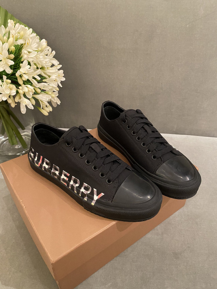 Bur*berry Vintage Check Cotton Sneakers