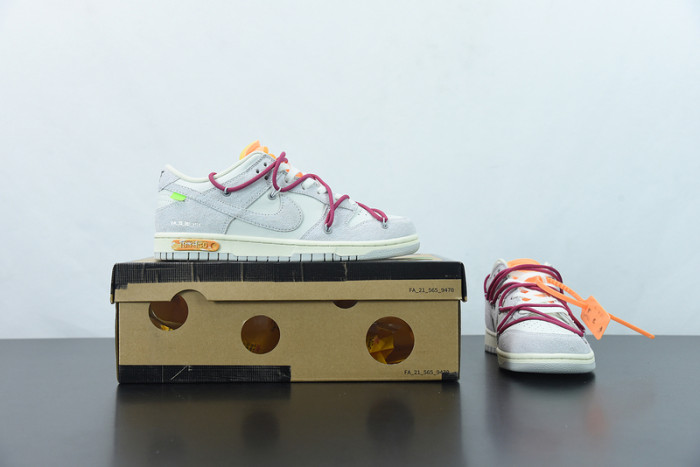 ow x dunk low 