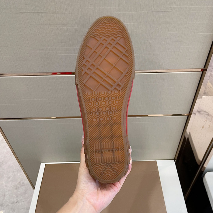 Bur*berry Vintage Check Cotton Sneakers