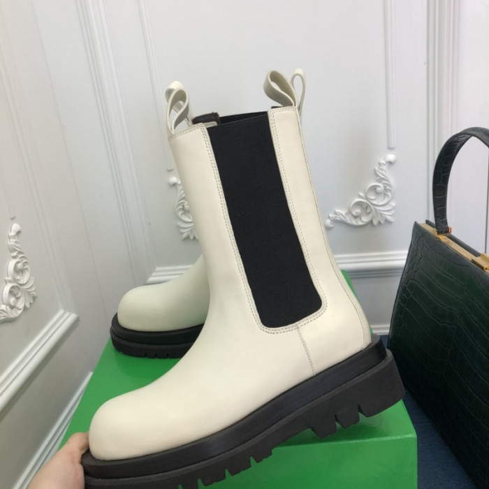 Botteg*Venta Tire Leather Ankle boots