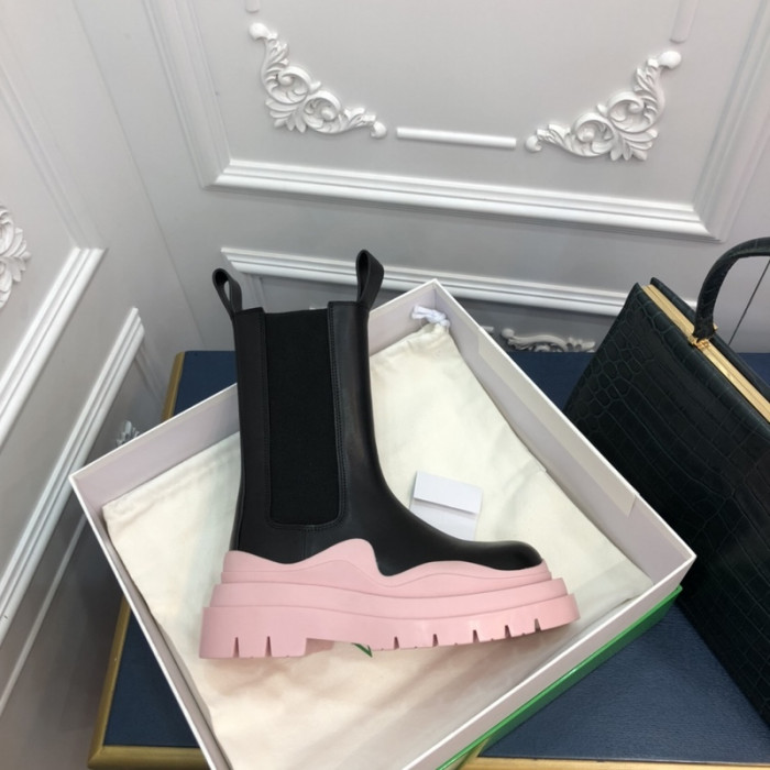 Botteg*Venta Tire Leather Ankle boots