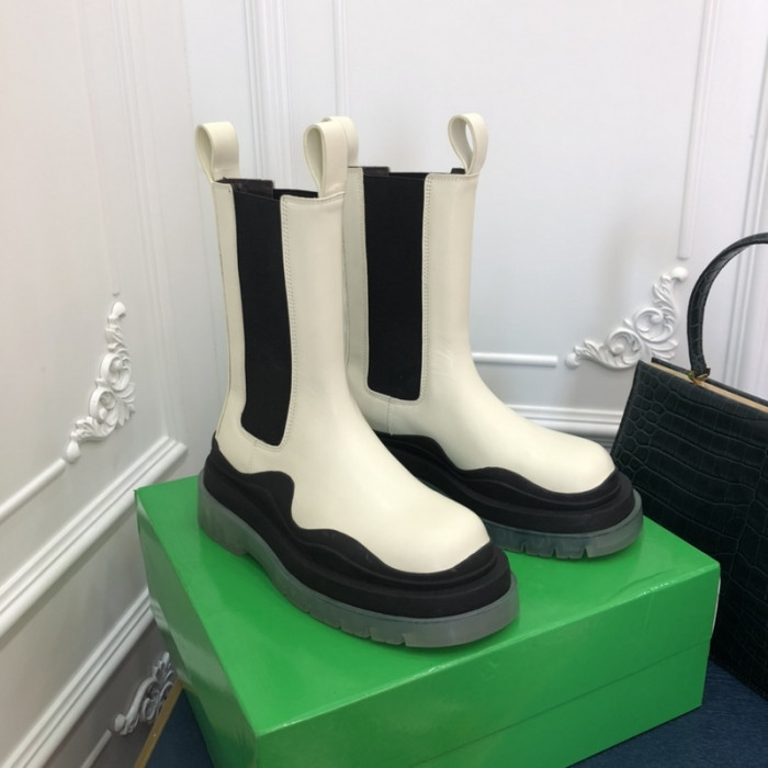 botteg*Ve*ne*ta tire leather ankle boots