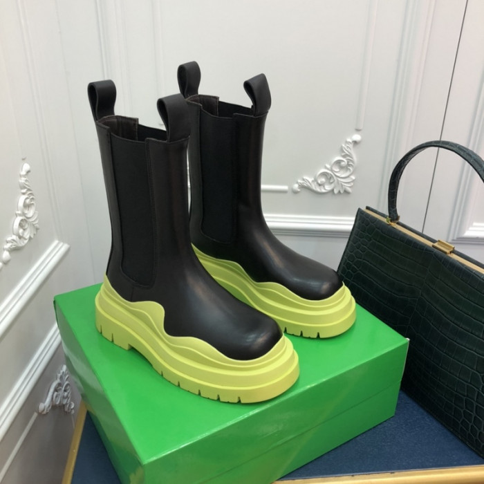 Botteg*Venta Tire Leather Ankle boots