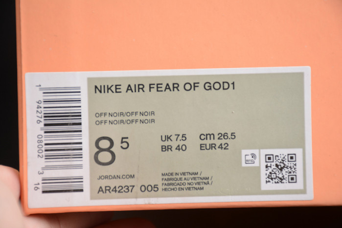 nike air fear of god 1 