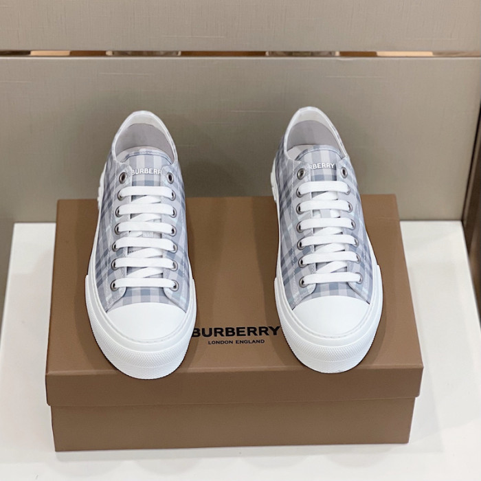 Bur*berry Vintage Check Cotton Sneakers